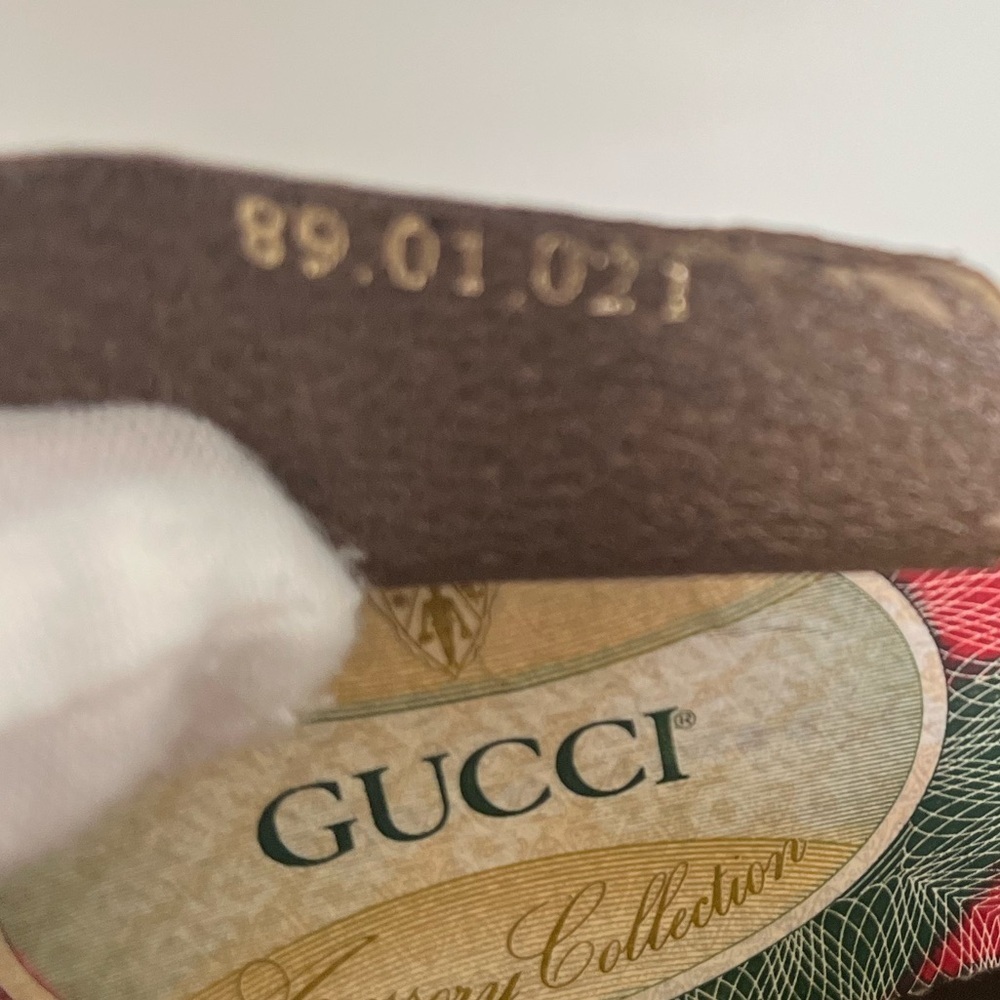 Vintage Gucci GG Supreme Sherry Line Clutch Italy Rare - Picture 15 of 15